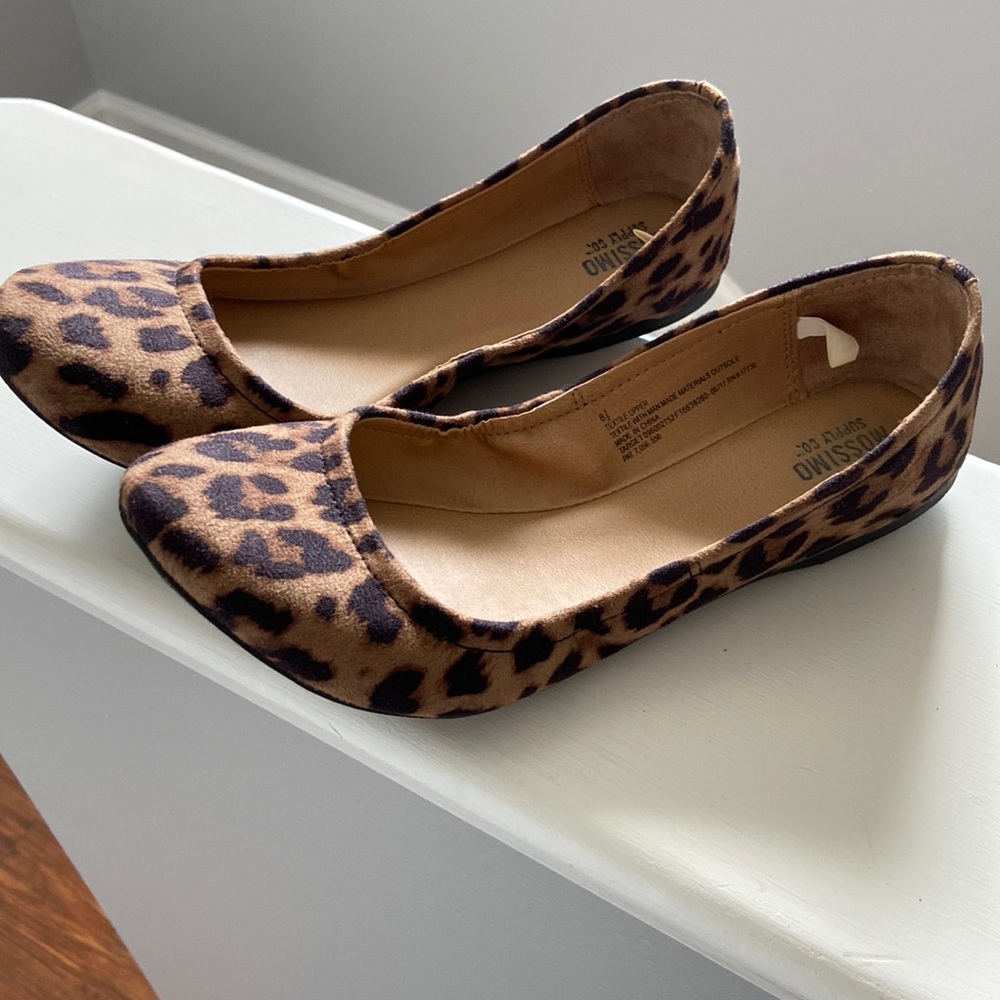 Mossimo Cheetah Print Ballet Flats Size 8.5. Worn Once.